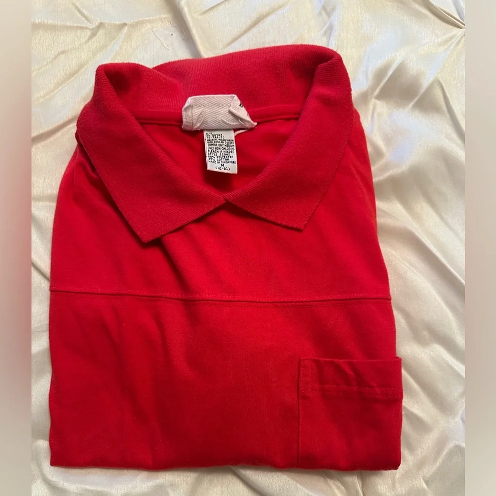 Carriage Court Sport Red Women's Short Sleeve Top - Picture 3 of 3